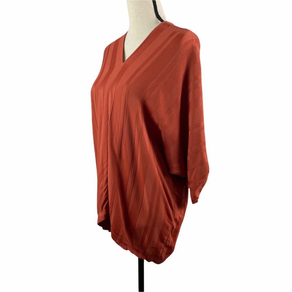 Anthropologie Tina + Jo Stripe Satin Tab Sleeve K… - image 7